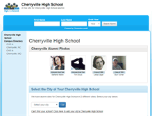 Tablet Screenshot of cherryvillehighschool.org
